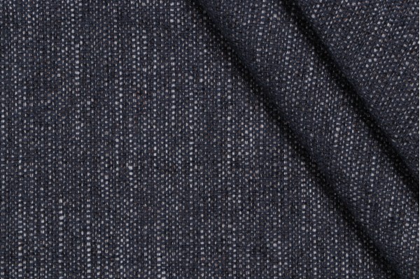 Valdese Weavers Linville Performance Woven Chenille Upholstery Fabric in Denim
