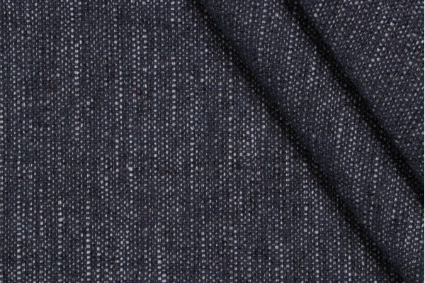 Valdese Weavers Linville Performance Woven Chenille Upholstery Fabric in Denim