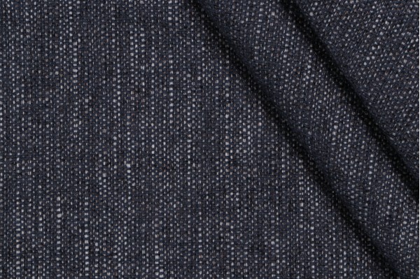 Valdese Weavers Linville Performance Woven Chenille Upholstery Fabric in Denim