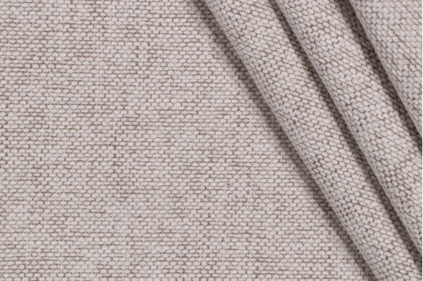 Crypton Daria High Performance Woven Chenille Upholstery Fabric in Eggshell