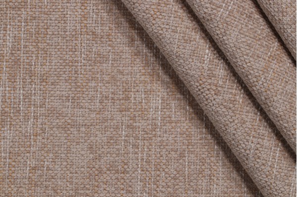 Crypton Daria High Performance Woven Chenille Upholstery Fabric in Hemp