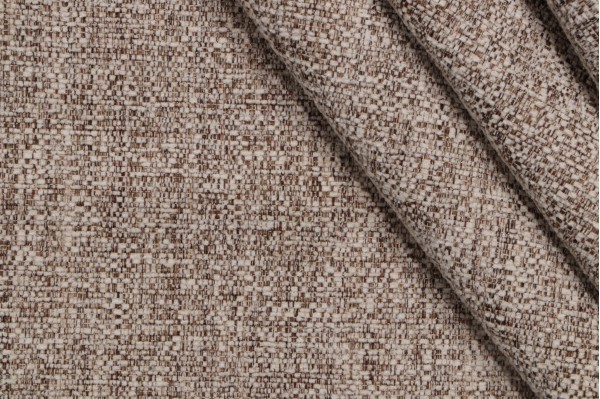 Crypton Chili High Performance Woven Chenille Upholstery Fabric in Creme Brulee