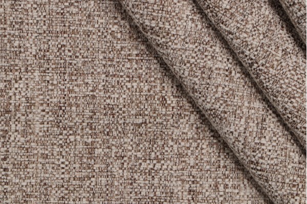 Crypton Chili High Performance Woven Chenille Upholstery Fabric in Creme Brulee