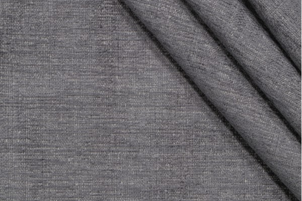 Crypton Granbury High Performance Chenille Upholstery Fabric in Slate