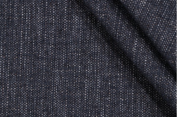 Valdese Weavers Linville High Performance Woven Chenille Upholstery Fabric in Denim