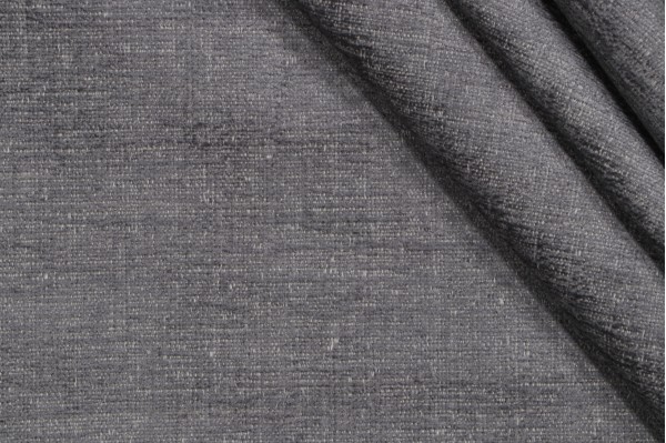 1 Yard Crypton Granbury High Performance Woven Chenille Upholstery Fabric in Slate