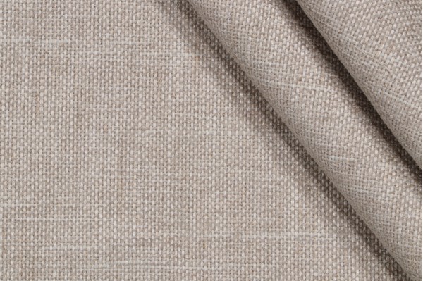Crypton Wiley High Performance Woven Chenille Upholstery Fabric in Flax