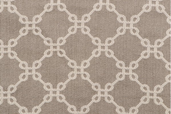 1 Yard Thibaut Bowen W74339 Woven Upholstery Fabric in Linen