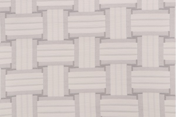 Bella Dura Basket Woven Polyolefin Matelasse Outdoor Fabric in Dove