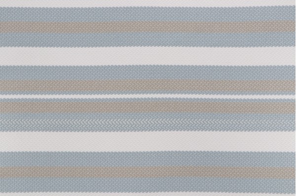 Scalamandre Santorini Stripe Woven Polyolefin Outdoor Fabric in Seagull