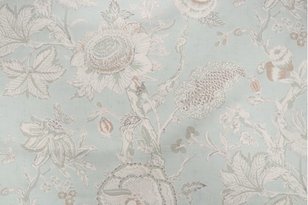 Click for 13.75 Yards Thibaut Rittenhouse F94149 Printed Cotton Blend Drapery Fabric in Sea Glass Thibaut Rittenhouse F94149 Printed Cotton Blend Drapery Fabric in Sea Glass