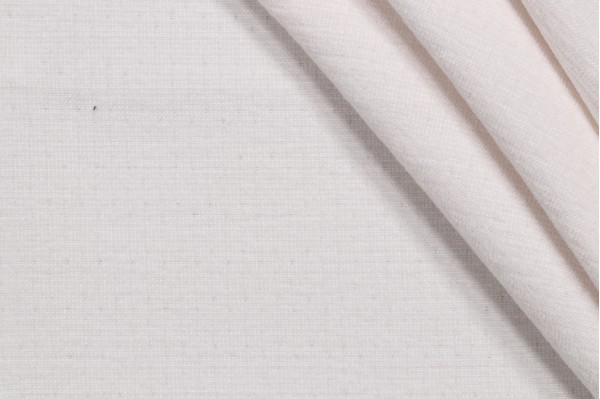 Thibaut Interlude W80063 Woven Solution Dyed Acrylic Chenille Outdoor Fabric in White