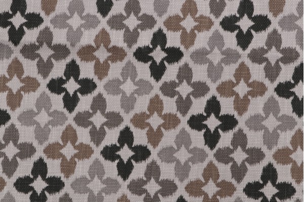 Thibaut Novia F964126 Printed Cotton Drapery Fabric in Grey