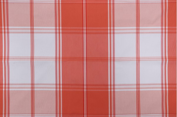 Thibaut New England Plaid W724310 Woven Decorator Fabric in Coral