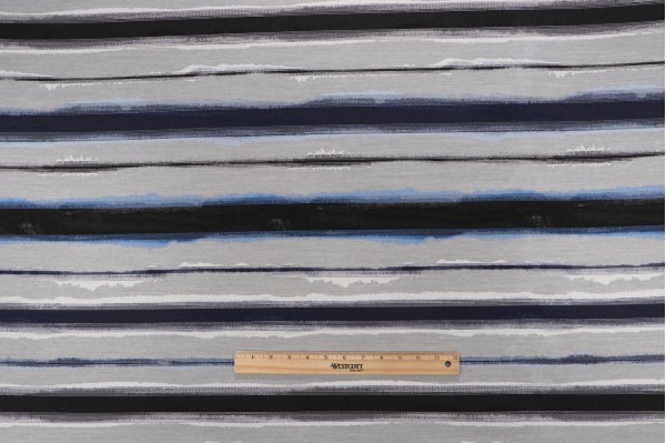 Brentano Caspian Woven Outdoor Fabric in Midnight Oasis
