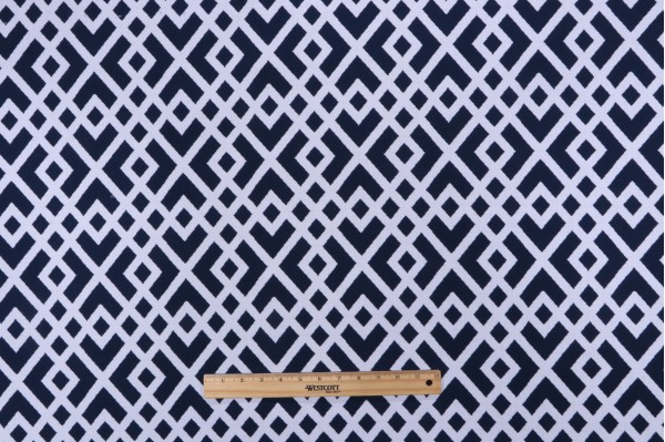 Thibaut Gabriel W8444 Woven Polyester Outdoor Fabric in Navy