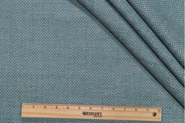 Thibaut Montebello W724139 Woven Chenille Upholstery Fabric in Peacock