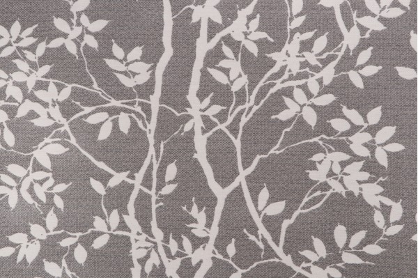Thibaut Sylvan Leaves W80014 Woven Solution Dyed Acrylic Outdoor Fabric in Heather Grey