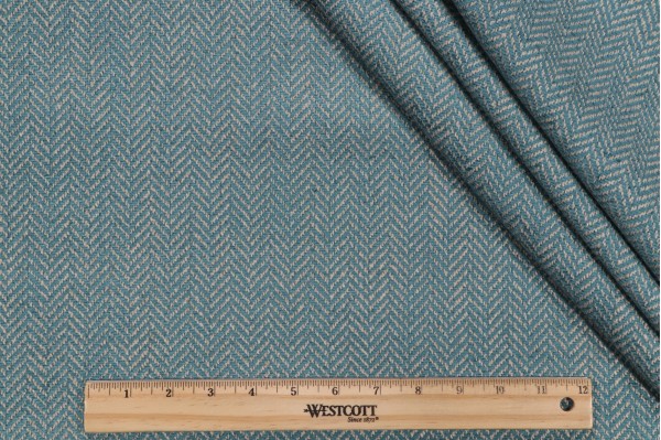 Thibaut Montebello W724139 Woven Chenille Upholstery Fabric in Peacock