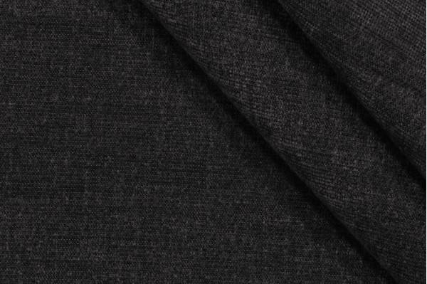 Thibaut Interlude W80066 Woven Solution Dyed Acrylic Chenille Outdoor Fabric in Charcoal