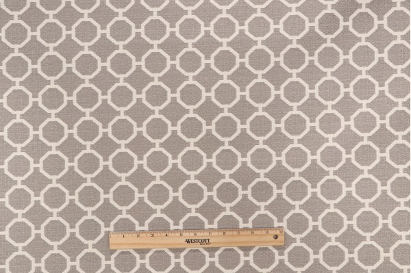 Thibaut Octavio W78659 Woven Upholstery Fabric in Sterling Grey