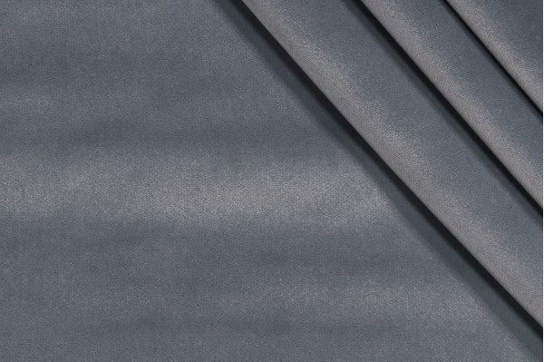 Thibaut Velvet Upholstery Fabric in Steel