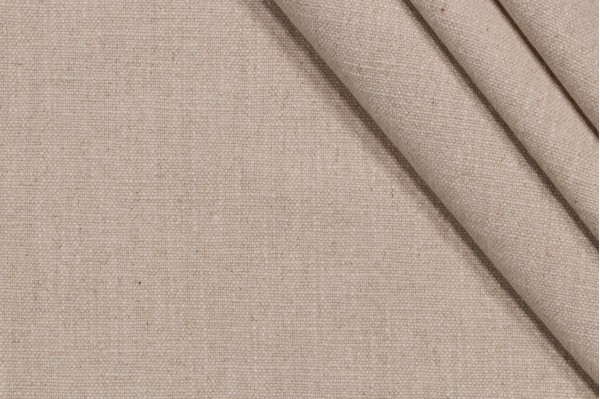 P Kaufmann Weathered Linen Woven Decorator Fabric in Natural