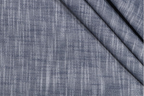 Bella Dura Home Firth Latex Backed High UV Polyester Indoor/Outdoor Fabric in Indigo 