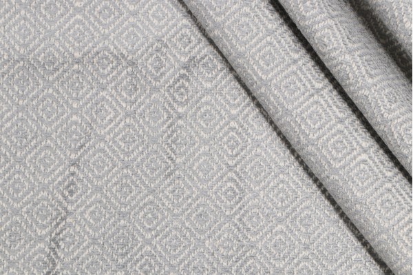 Thibaut Diamante W724101 Woven Chenille Upholstery Fabric in Pewter