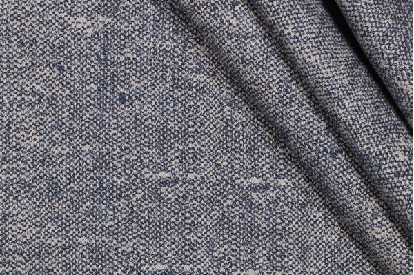 Thibaut Zara Texture W80005 Woven Solution Dyed Acrylic Outdoor Fabric in Indigo