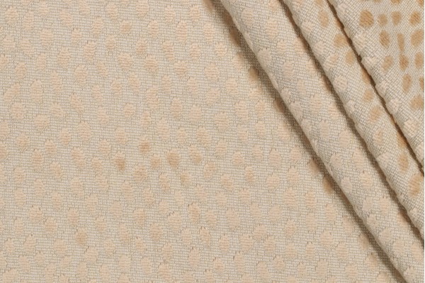 Thibaut Spot on AF1387 Grospoint Velvet Upholstery Fabric in Cream