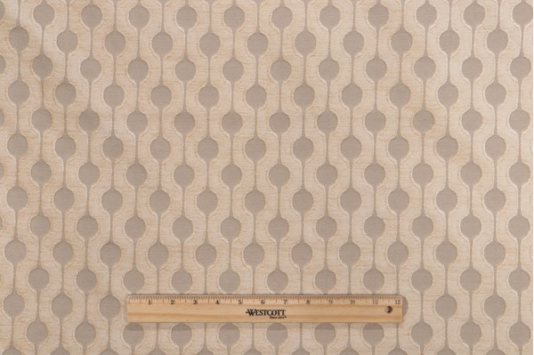 Thibaut Lanford AW1383 Woven Chenille Upholstery Fabric in Cream