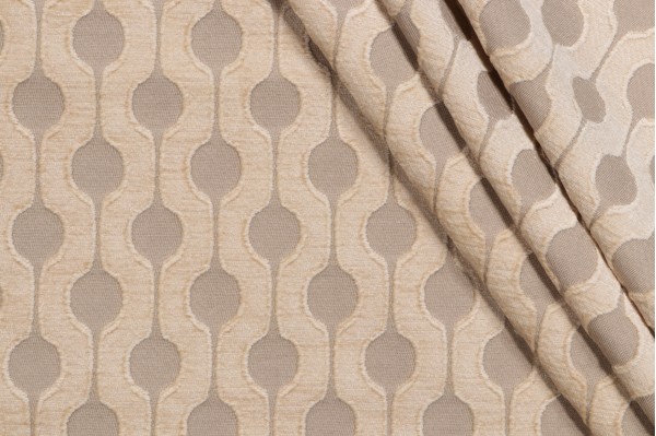 Thibaut Lanford AW1383 Woven Chenille Upholstery Fabric in Cream