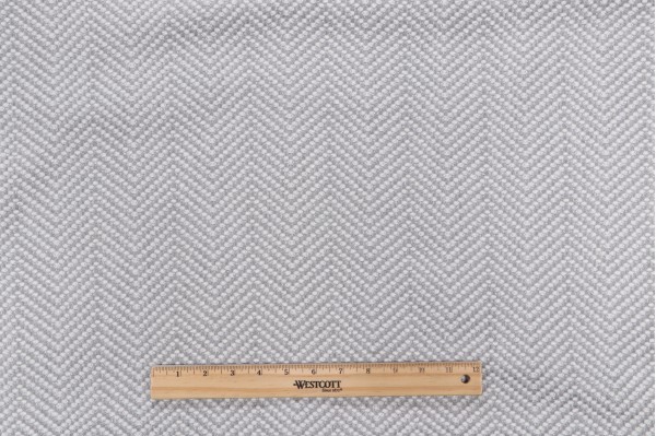 Thibaut Archer Chevron W80751 Woven Solution Dyed Acrylic Chenille Outdoor Fabric in Grey