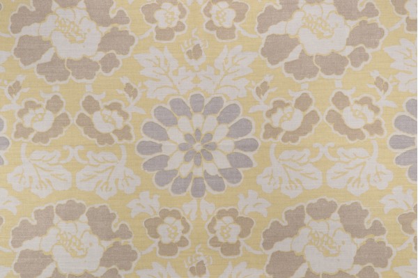 Click for 2.25 Yards Thibaut Shima AF2589 Printed Linen Blend Drapery Fabric in Yellow Thibaut Shima AF2589 Printed Linen Blend Drapery Fabric in Yellow