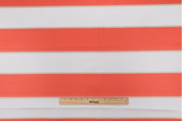 Thibaut Oasis Awning W80056 Woven Solution Dyed Acrylic Outdoor Fabric in Coral