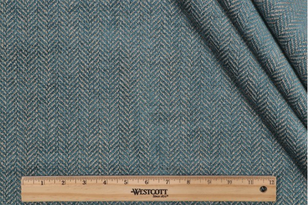 Thibaut Montebello W724139 Woven Chenille Upholstery Fabric in Peacock