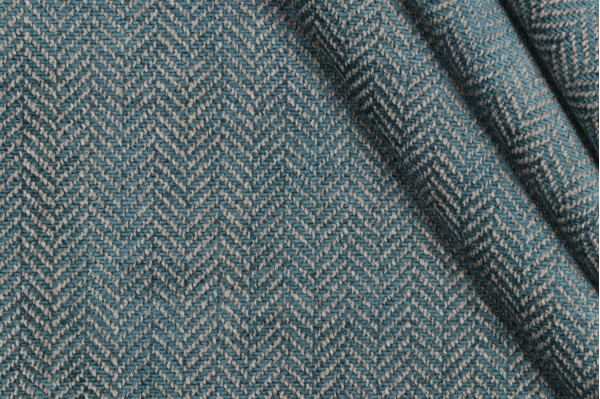 Thibaut Montebello W724139 Woven Chenille Upholstery Fabric in Peacock