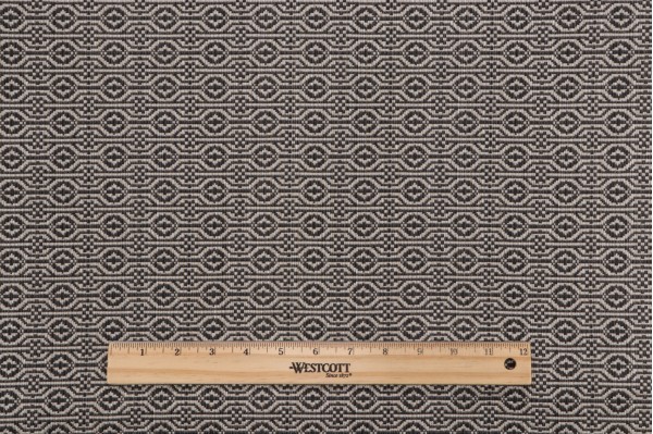 Thibaut Jelena W735343 Woven Upholstery Fabric in Charcoal