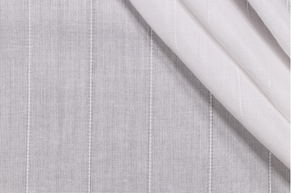 Anna French Lindy W80370 Sheer Solution Dyed Acrylic Drapery Weight Outdoor Fabric in White for Thibaut