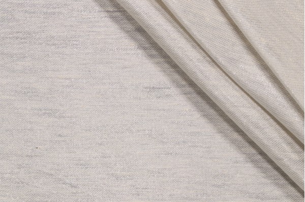 Thibaut Shimmer Semi-Sheer Woven Drapery Fabric in Pearl