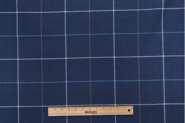 Click for 10 Yards Thibaut Sloane Square W80121 Woven Decorator Fabric in Navy Thibaut Sloane Square W80121 Woven Decorator Fabric in Navy