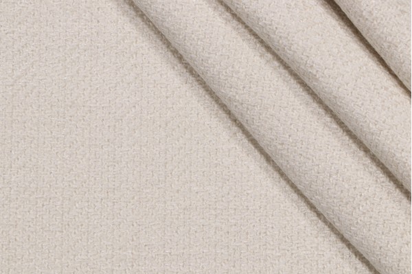 Thibaut Montebello W724128 Woven Chenille Upholstery Fabric in Whisper White