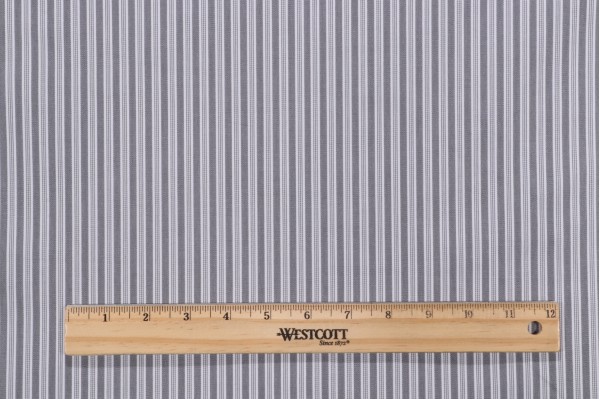 Thibaut Derby Ticking W80090 Woven Decorator Fabric in Grey