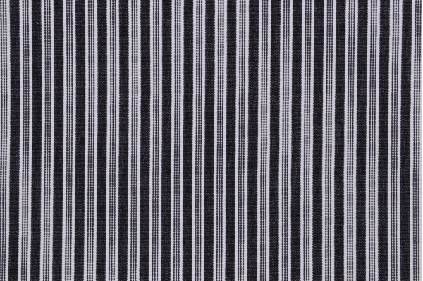 Thibaut Derby Ticking W80108 Woven Decorator Fabric in Black