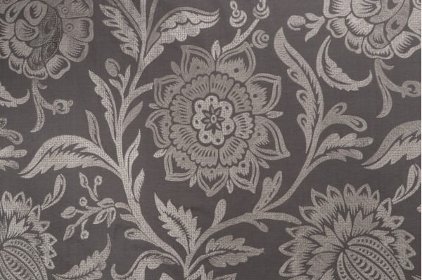 Thibaut Rivera W713019 Embroidered Drapery Fabric in Grey/Grey