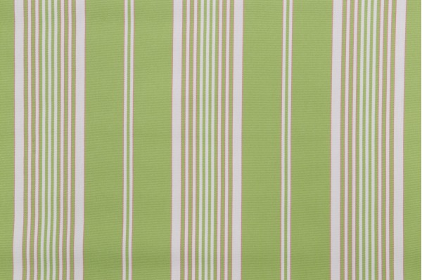 Thibaut Linden Stripe W8435 Woven Solution Dyed Acrylic Outdoor Fabric in Apple Green