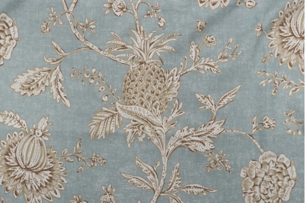 Thibaut Bienvenue F9416 Printed Acrylic Outdoor Fabric in Aqua