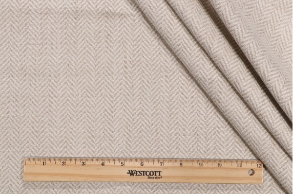 Thibaut Montebello W724135 Woven Chenille Upholstery Fabric in Flax