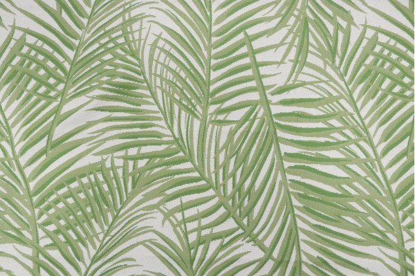 1 Yard Anna French West Palm W80565 Woven Solution Dyed Acrylic Outdoor Fabric in Kiwi on White for Thibaut
